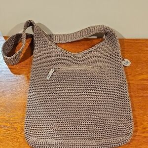 The Sak Woven Hobo Bag with Front Zip